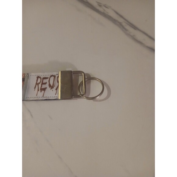 Morbid Kulture Horror Theme Ribbon Keychain - Picture 3 of 4